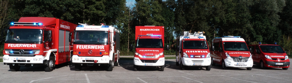 Feuerwehrfahrzeuge Mauerkirchen