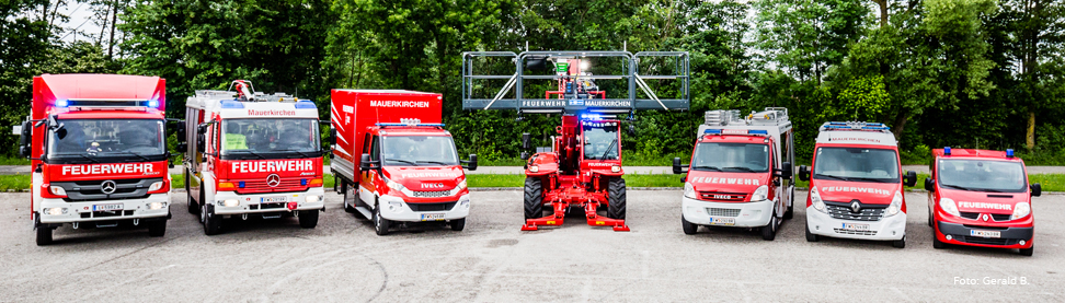 Einsatzfahrzeuge Feuerwehr Mauerkirchen